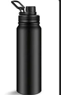 Schwarze minimalistische Thermosflasche